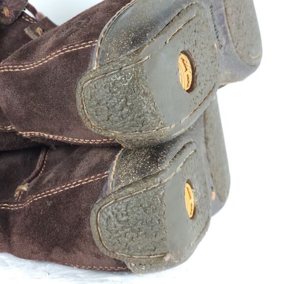 Timberland Women's Reykir Ghillie US 8M Brown Suede Sherpa Lined Winter Boots - Picture 16 of 16